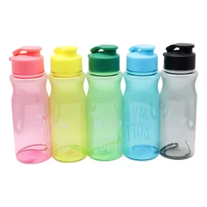 600ml Transparent Plastic Water Bottle for Juice