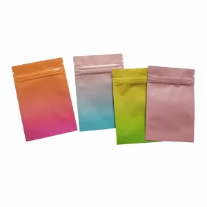 7*10cm Plastic Bag With Zip Lock Black Green White Blue Color Packing Bag With Zipper