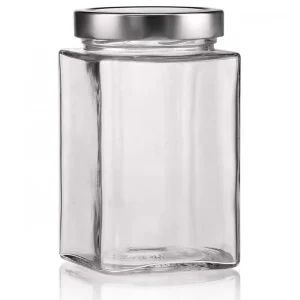 720ml Square Glass Jar Deep-Twist-Off (DTO 82)
