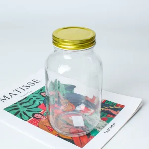750ml Glass Storage Mason Jar With Metal Lid