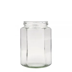770ml Hexagonal Glass Jar Twist-Off (TO 82)