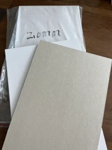 889*1194gsm Uncoated Single Side Laminated Grey Board Offset Printing for Rigid Gift Box