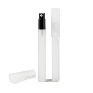 8ml Frosting Perfume Oil Glass Spray Vial With Plastic Snap-on Pump and Cap Pen Perfume Oil Glass Sprayer Vial Perfume Bottle
