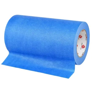 9 Inches X 60 Yards 3D PVC Laser Cut Waterproof Adhesive Sticker Blue Clean Removal Rubber Based Paper Film Masking Tape