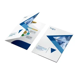 A4 A5 Custom Design Paperboard Insert Leaflets Brochures Corporate Documents