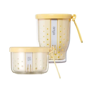 ANYA Reusable PP Plastic Fruit Salad Cup Food Storage Container Airtight Moisture Proof Stackable Overnight Oats Yogurt Cup