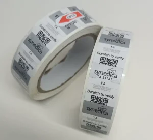 Adhesive Paper Light Film Variable QR Code Silk Screen Printed Scratch Resistant Silver Ink Waterproof Durable Labels Condoms