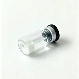 Airtight Clear Glass Cylinder Vial Multiple Volumes Sealed Bottle Packaging for Bulk Peptide Raw Materials