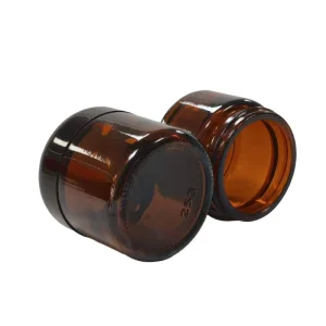 Amber Light proof Glass Aromatherapy Candle Jar Screw Cap Sealing Type 50ml 100ml 150ml