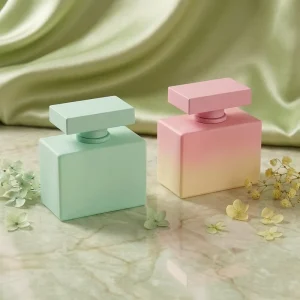 Anding Design Frosted Luxury Custom Rectangle 30ml 100ml Glass Perfume Bottle Flacon Parfum
