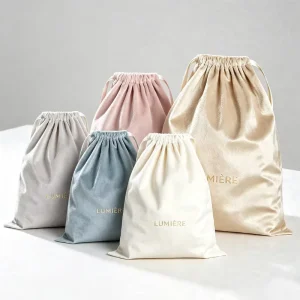 Bag Velvet & Jewelry Velvet Bag Dust Bag Custom Elegant Velvet Jewelry Pouch for Jewelry Sets Wedding Party Favors