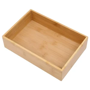 Bamboo Drawer Organizer Kitchen Utensil Organizer Silverware Tray Cutlery Holder Office Desk Supplies and Accessories