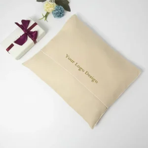 Beige Envelope Cotton Gift Pouch Luxury Jewelry Envelope Shopping Bag Clothes Packaging Cotton Dust Pouch