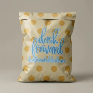 Beige Shipping Bags With Logo Custom Your Design Custom Printed Biodegradable Poly Mailers Plastic Bags