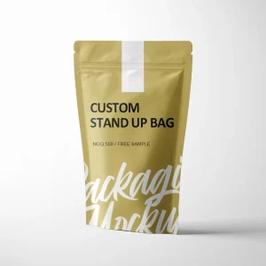 Biodegradable Brown Kraft Paper Bags Pouches for Food Packaging