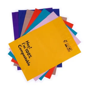Biodegradable Compostable Free Plastic PLA PBAT Mailing Bag for Clothing or Express Packing