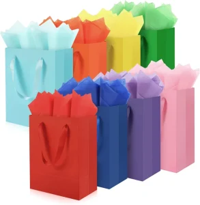 Biodegradable Customizable Paper Bags for Retail Gift Event Packaging Eco Friendly & Durable