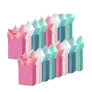 Biodegradable Durable Reusable Eco Friendly Kraft Paper Bags for Activity Use Party Packing Gift Handout Daily Packaging