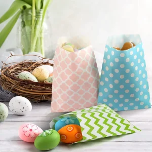 Biodegradable Eco Friendly Flat Small White Glassine Greaseproof Bags Logo Food Bag for Cakes