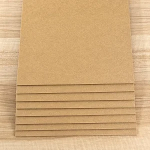 Biodegradable Moisture Resistant Brown Paperboard High Bursting Strength Thick Flat Sheet Solid Kraft Paper Board