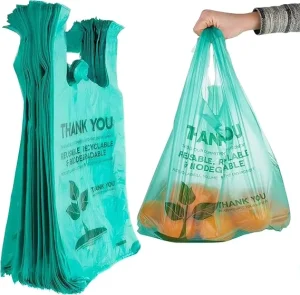 Biodegradable PE Durable Side Gusset T Shirt Plastic Bag on Roll Custom Orders Accepted