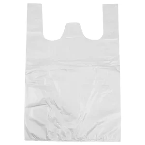 Biodegradable PE Plastic Shopping Bag with Gravure Printing Custom Logo Soft Side Gusset for Food and Supermarket Use