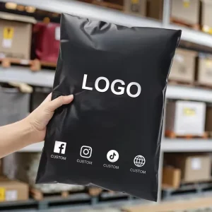 Biodegradable PLA+PBAT Mailing Bags Gravure Printing Custom Logo Self-adhesive Envelope OEM Packaging for Clothing Shoes