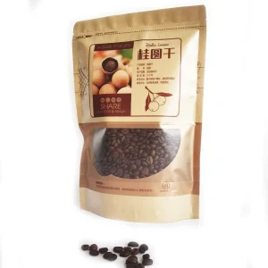 Biodegradable for PP Laminated Self Stand up Kraft Paper Pouch Bag Custom with Zipper Window for Food Packaging