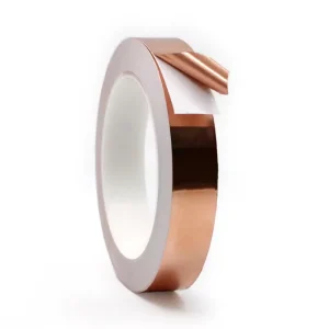 Black Back Heat Resistant Die Cut Conductive Copper Foil Silicone Adhesive Tape for Stained Glass and Paper Circuits