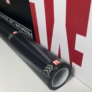 Black Honeycomb Carbon Fiber Self Adhesive Vinyl Carbon Wrap PET Vinyl Wrap Car Vinyl Wrap Roll Film