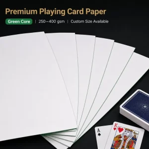 Board for Playing Cards High Opacity Clean Surface Colored Core Paperboard Suitable for Playing Card Game Cards and Trading Card