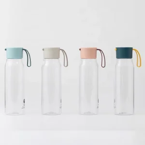Botella De Agua Custom Logo 18oz 550ml BPA Free Sports Drinking Drink Bottles Clear Tritan Plastic Water Bottle