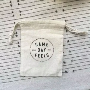 Bracelet Earrings Brooch Packaging Dust Bag Drawstring Pouch Bags Reusable Organic Cotton Drawstring Bag With Logo