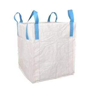Breathable 100% Virgin PP Flat Bottom 1 Ton Heavy Duty Tubular Bulk Bags Jumbo Bags FIBC Bags 5 1 Safety
