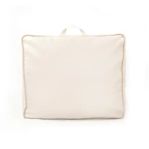 Breathable Foldable Canvas Dust Bag for Hats with Transparent Mesh Panel Garment Storage Pouch for Wardrobe Closet Organizing