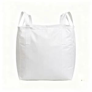 Breathable Full Open Top Flat Bottom Jumbo Bag 1000kg PP FIBC Bulk Bag Cross Corner Loop for Construction Building