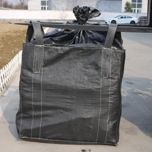 Breathable Open Top FIBC Bag with 4 Loop Design for Stable Pallet Stacking