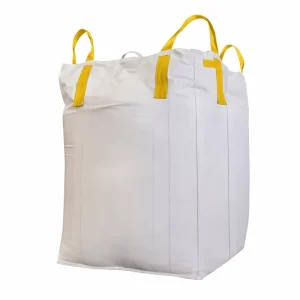 Breathable PP FIBC Jumbo Bag 1 Ton for Construction Sand Mineral Powder Flexible Bulk Container with Bottom Spout