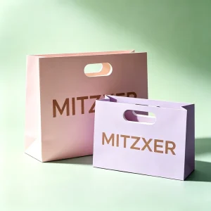 Brown Kraft Paper Bags with Die Cut Handle 11x6x11 Inch for Retail and Gift Packaging Available in Bulk Quantity Price