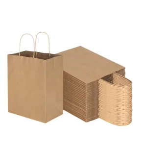 Brown Paper Bag White Paper Bag Kraft Bags for Packaging