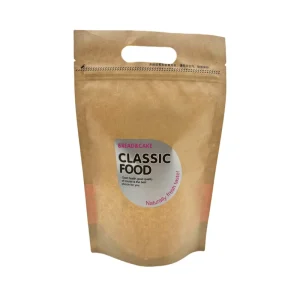 Brown Recycled Kraft Stand up Paper Bags Biodegradable Custom Pouch With Window for Dry Food Herb and Snack Packaging