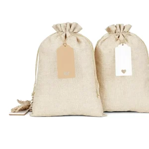 Burlap Bags Drawstring Party Favors Clothes Seeds Mason Jars Storage Dust Sack Makeup Jewelry Pouch