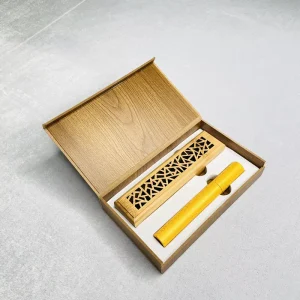 Cambodia Agarwood Bamboo Oud Incense Burner Stove Hollow Stick Box Carving Musk Sandalwood Home Decor Incense Holder Wood