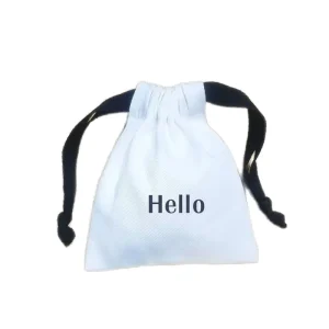 Canvas Cotton Jewelry Pouch Drawstring Shoe Bag Gift Bag Custom Handbag Dust Bags Covers With Logo