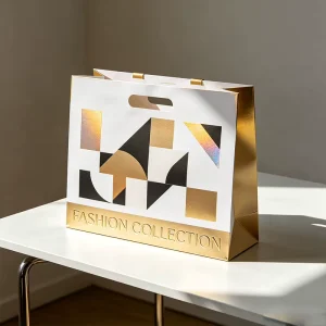 Cardboard Shopping Paper Bags Custom Logo Printed Garment Clothing Shoe Shop Retail Boutique Paper Tote Bags