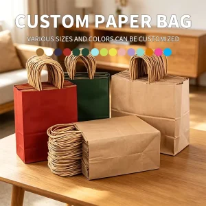 Carry Bag Reinforced Fast Food Restaurant Luxury Bulk Carry Bag