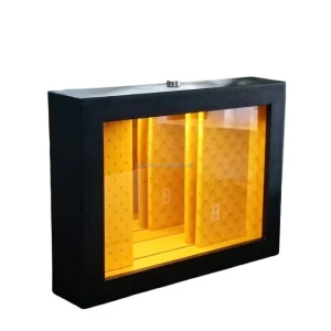 Children Gift Wooden Rectangle Creative Lamp Decoration Box Desktop Game Portable Wood Board