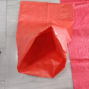 Chile Red Recyclable VIrgin Material PP Woven Bags Rice Flour Feed Fertilizer PP Sack Carrot Potato Agricultural Packaging