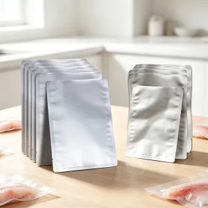China Factory Aluminum Heat Seal Food Grade Plastic Vacuum Bags Food Vacuum Packaging Bags Vacuum Seal Bags for Food