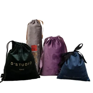 China Factory Custom Multiple Styles Available Flannel Velvet Storage Bags Dustproof Velvet Bags for Hair Dryer